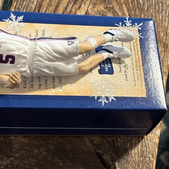 Hallmark Keepsake 2004 NBA Basketball Player Jason Kidd Nets Christmas Ornament - Picture 5 of 5